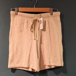 Velvet by Graham and Spencer Beige lounge Shorts XS NWT